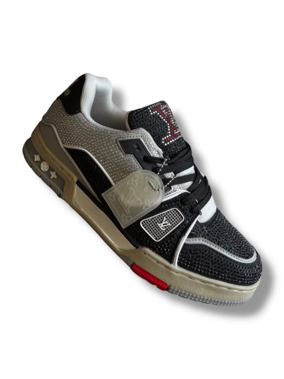 Louis Vuitton Black/Grey Crystal