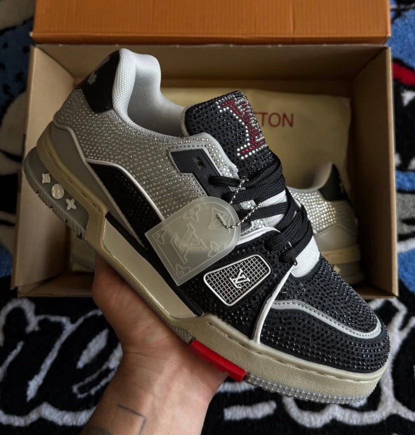 Louis Vuitton Black/Grey Crystal