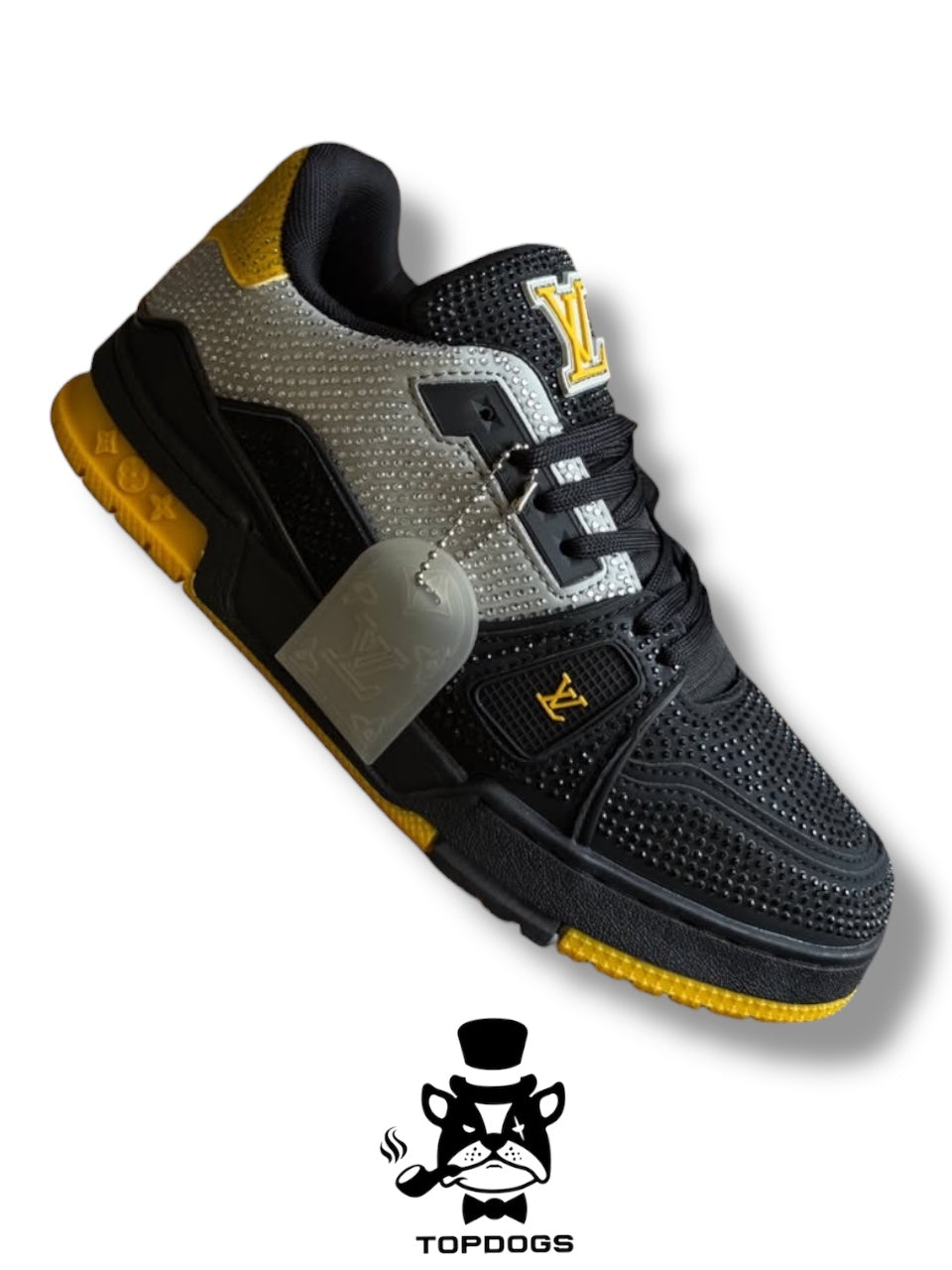 Louis Vuitton Black/Yellow Crystal