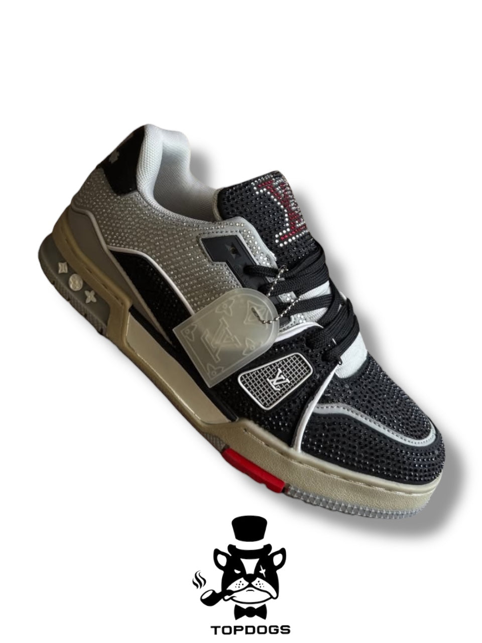 Louis Vuitton Black/Grey Crystal