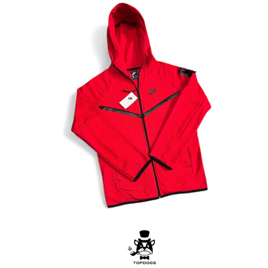 Polerón Nike Tech Fleece rojo